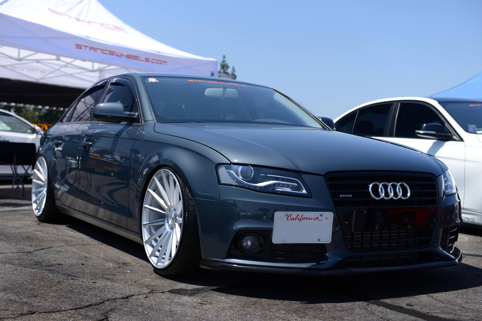 Stance Wheels SC-7 Silver on Audi A4